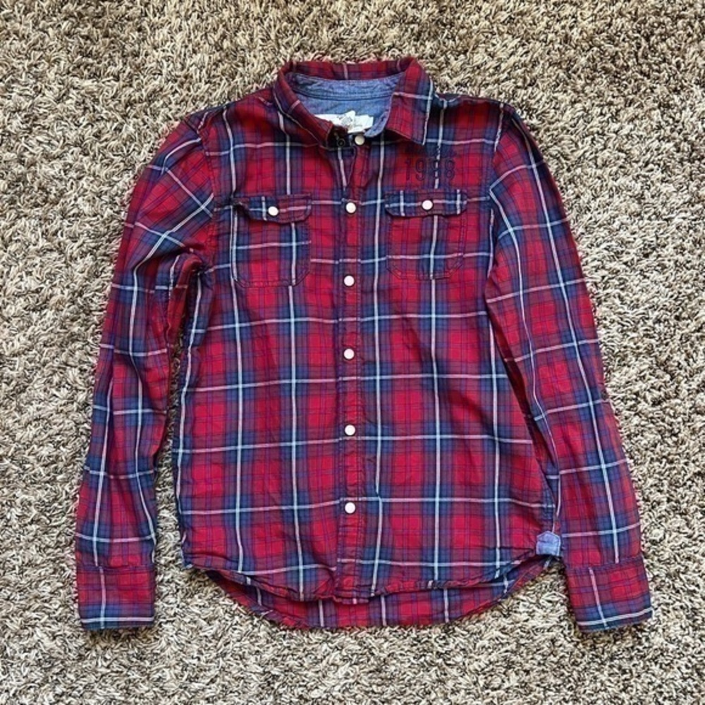 H&M Boy Button Down Shirt sz 9-10y